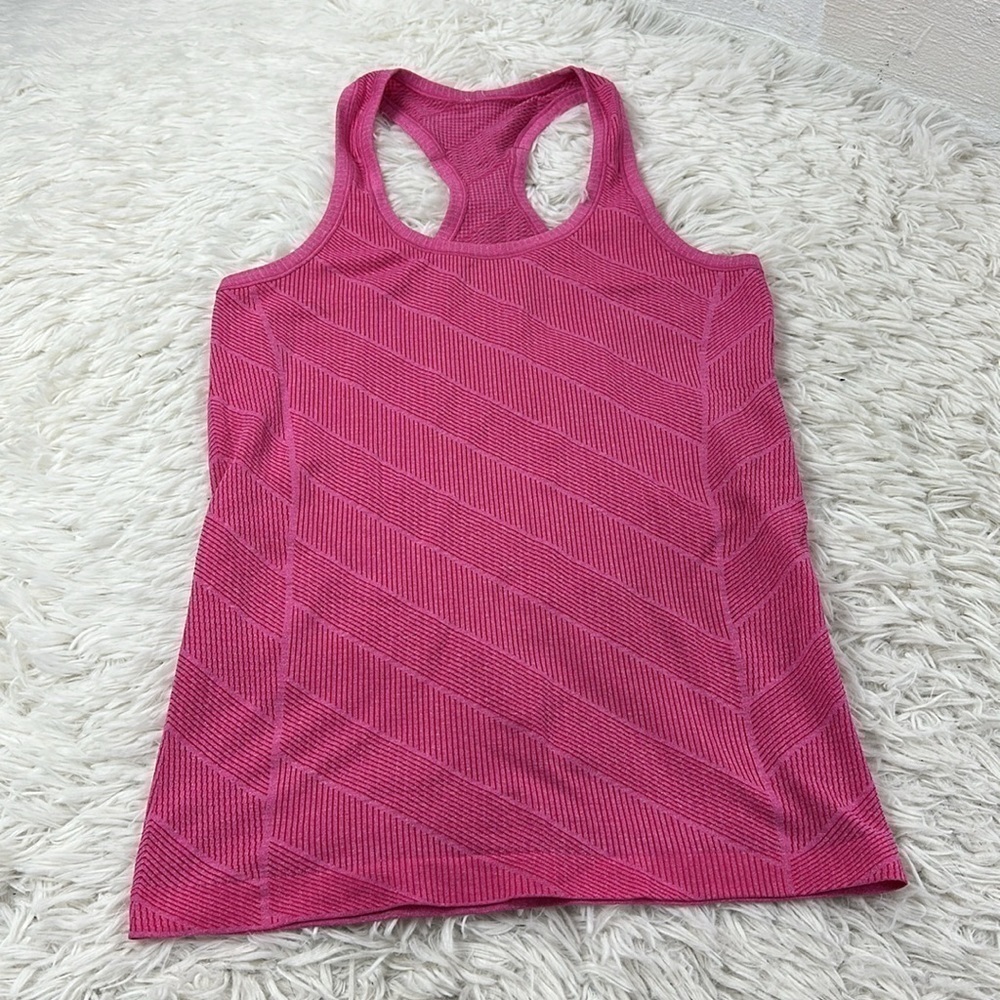 Lululemon Run: Swiftly Tech Racerback Heathered Jewelled Magenta